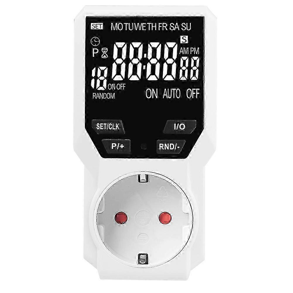 Digital Timer Switch Programmable Electronic Timing Socket Outlet Appliance Time Control Timed Coun
