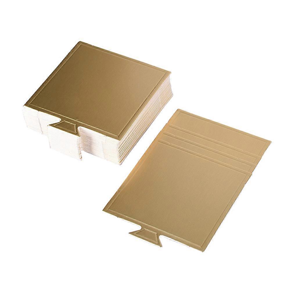 Golden Cake Display Base Small Square Mousse Tray for 300Pcs