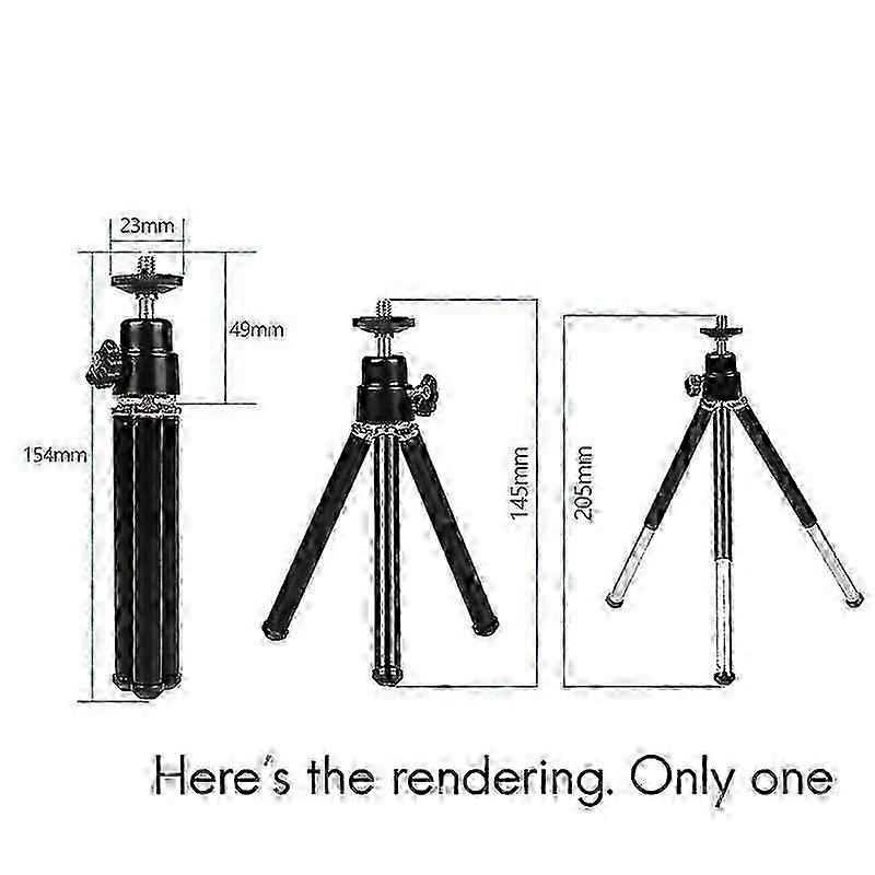 Adjustable mini stand for camera - lightweight aluminum tripod