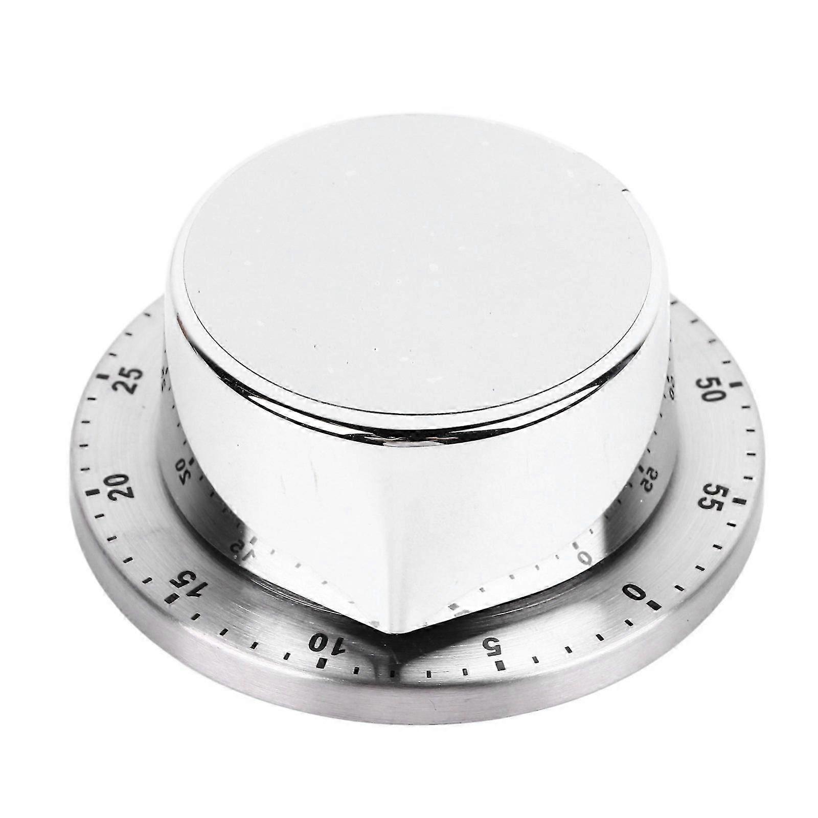 Kitchen Timer Stainless Steel Countdown Timer Clock Mechanical Kitchen Timer for Cooking Baking Reading Jogging 26-27
