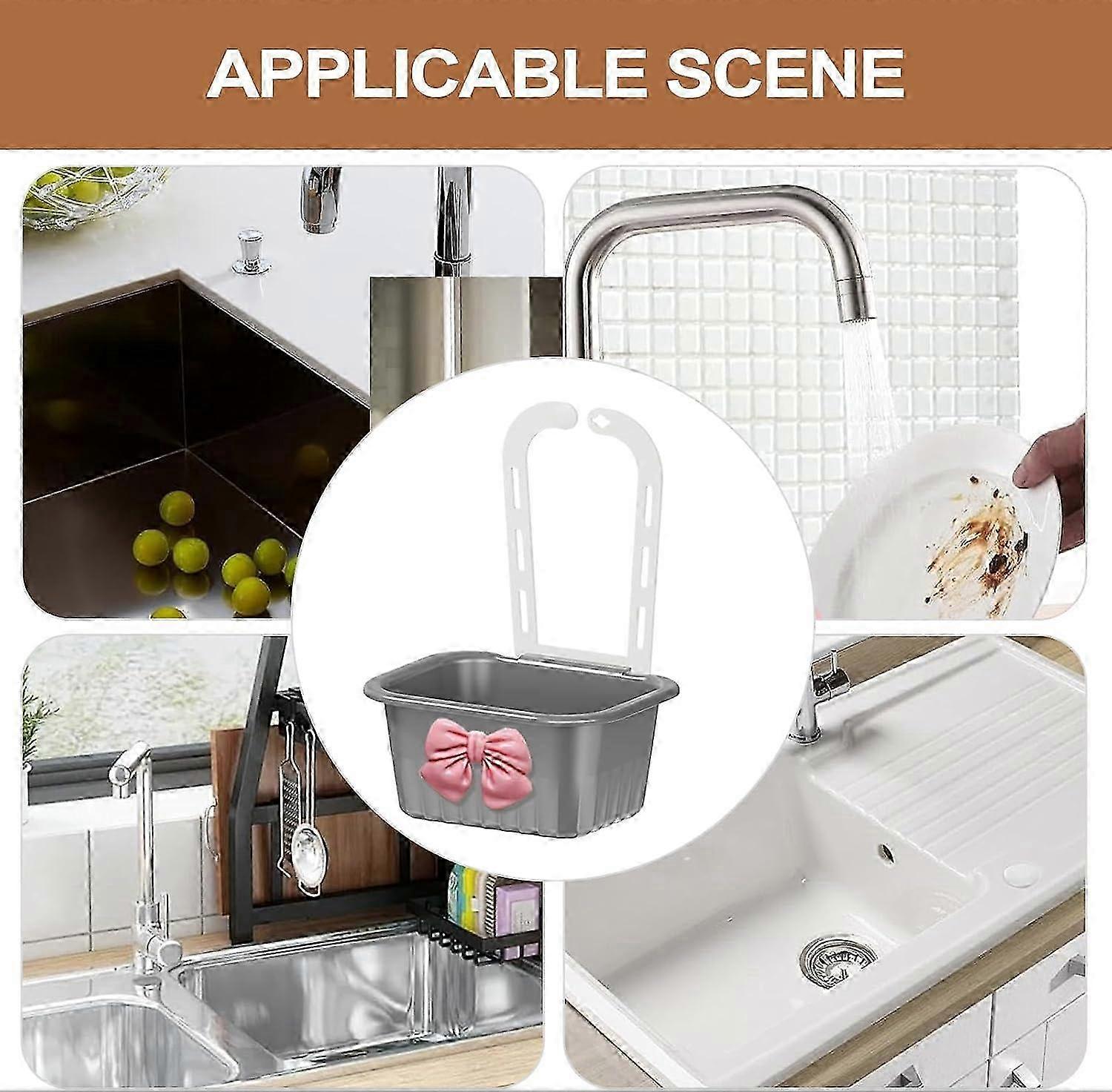 Compact Faucet Strainer Organizer