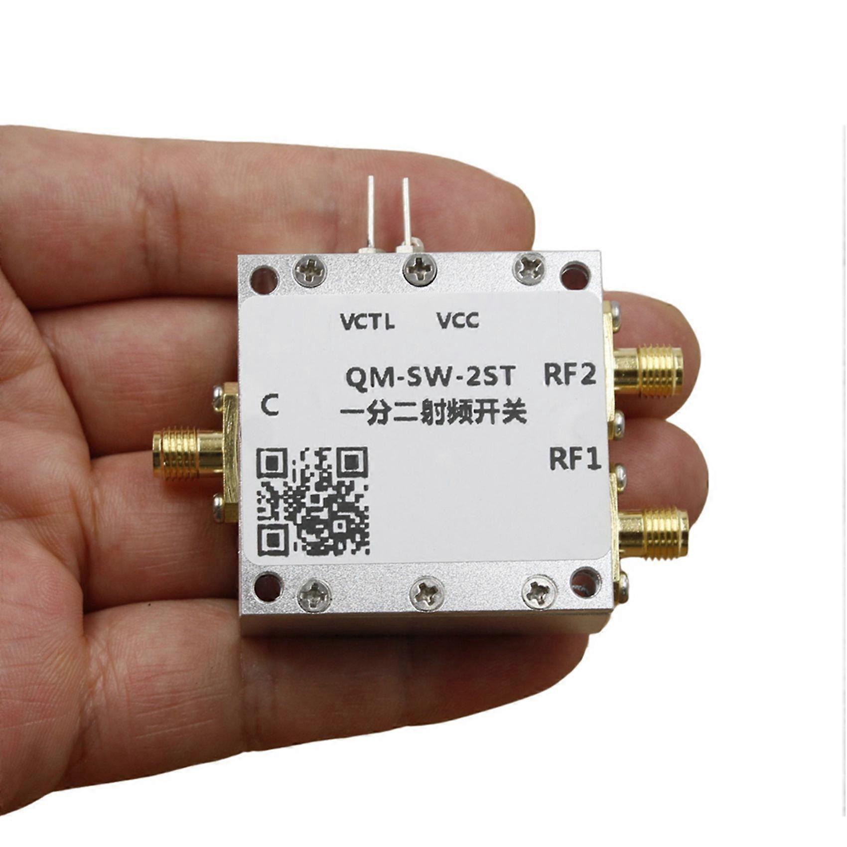 2X 0.1-6GHz RF Switch SPDT One Off Two Selection Switch High Isolation Microwave Electronic Switch RF Switch