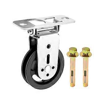 Weight training pulley, 180 rotating cable pulleys, with installation hardware, for fitness equipment