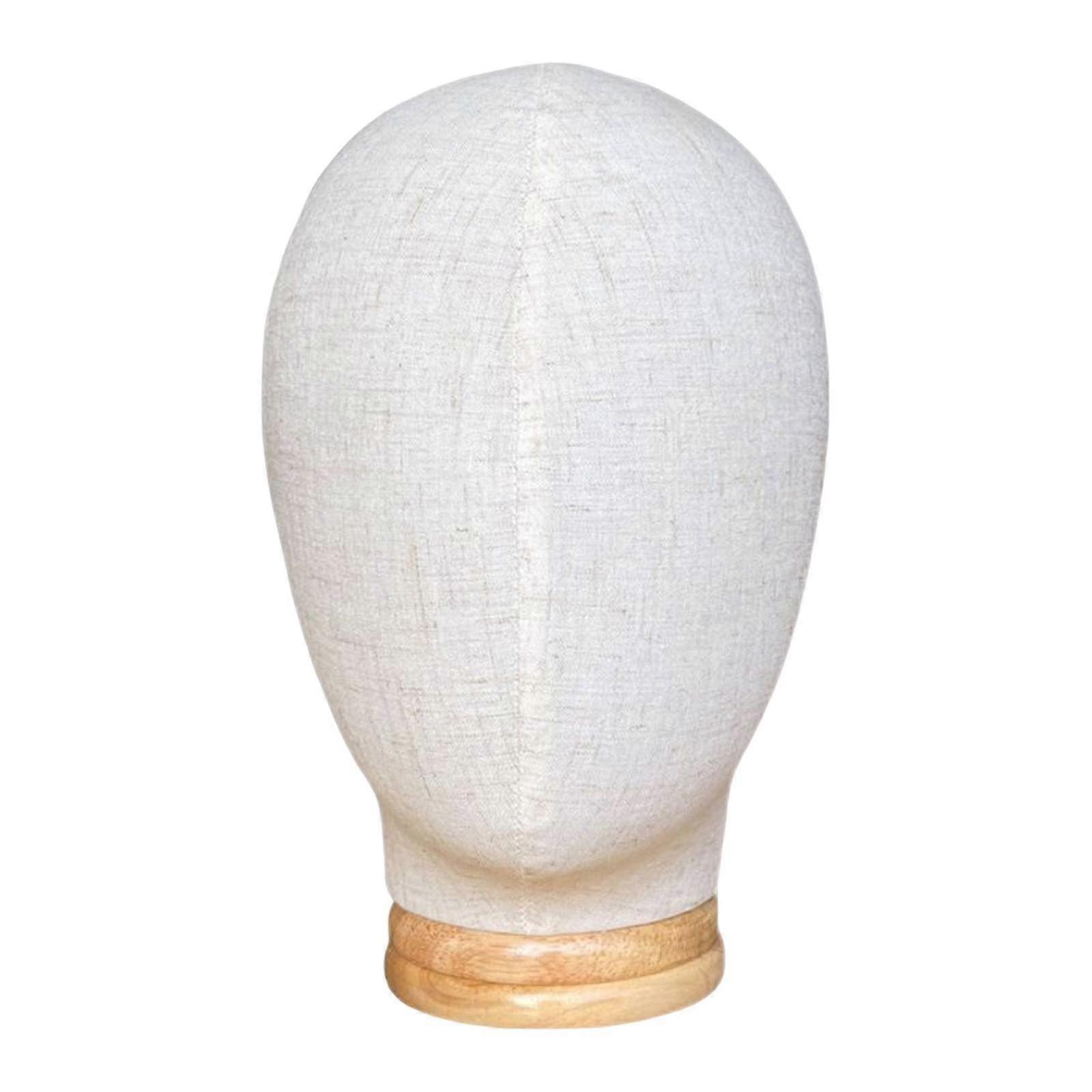 Multi-Use Manikin Head with Solid Wood Base
