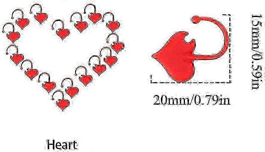 Heart-Shaped Locking Stitch Markers