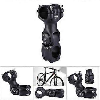 0-60° Adjustable Aluminum Alloy Bike Handlebar Stem Riser for XC MTB Road City Bike(31.8*90mm)