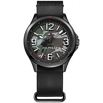 Tommy hilfiger Mason Watch for Men Analog Quartz with Cowhide Bracelet 1791333