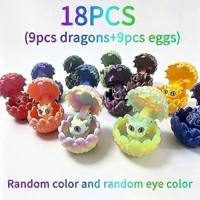 Movable Gradient Dragon Egg Collection