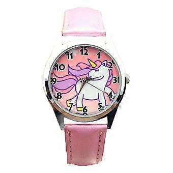 Leuk kinderhorloge met cartoonmotief, geschikt voor studenten, als cadeau voor de vakantie, om de tijd te leren. 1 stuk.