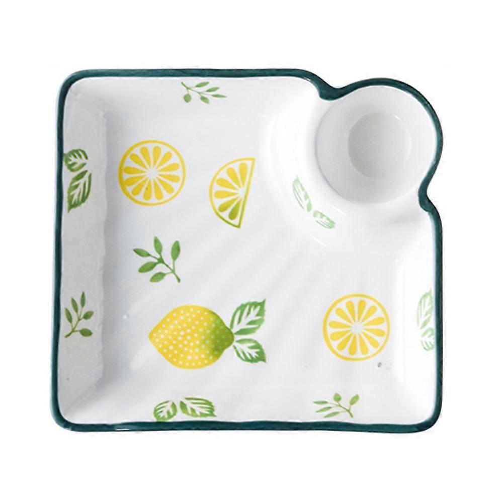 Ceramic Dumpling Dish for Serving with Dumpling Dish Dinner Plate