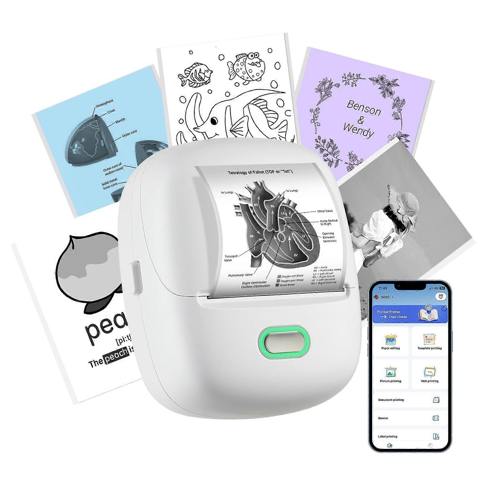 Label Maker met Tape Bluetooth Thermische Etikettering Printer