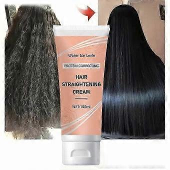 1PCProtein Hair Straightening Cream, Silk & Gloss Protein Hair Straightener Cream for Frizz, Curly Hair Becomes Straight in 5mins