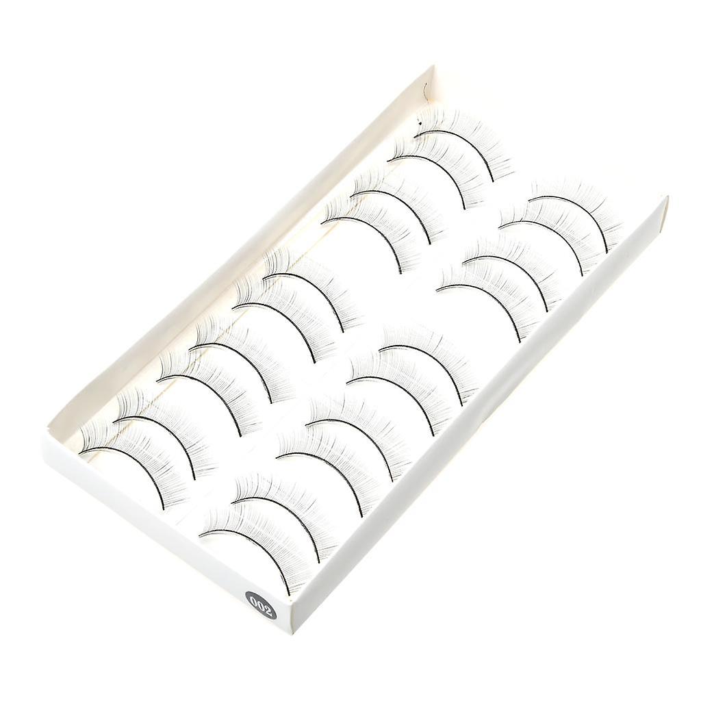 10Pairs Makeup Training Lashes for Beginner Eyelash Extension Practice 2#