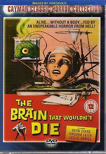 THE BRAIN THAT WOULDNT DIE DVD - Region 2