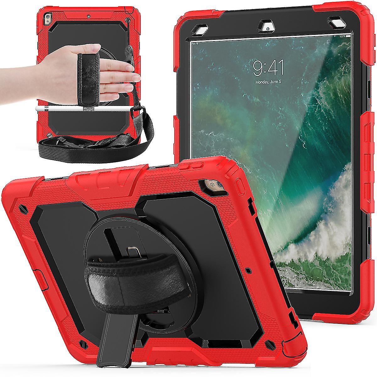 Handy Strap Combo Tablet Cover With Shoulder Strap + Screen Protector For Ipad Air 10.5 Inch (2019)/pro 10.5-inch (2017)