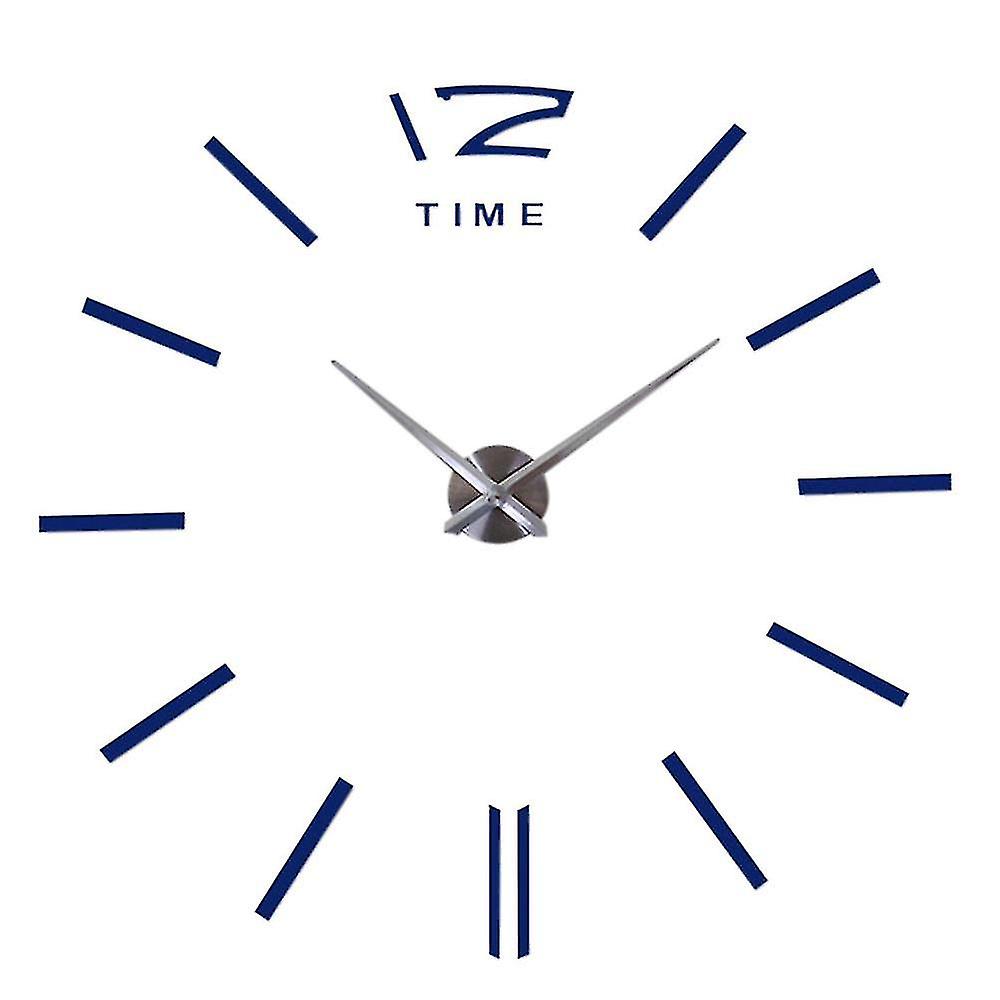 Acrylic Mirrored Wall Clock Decoration Diy Clock Mirror Decoration 3