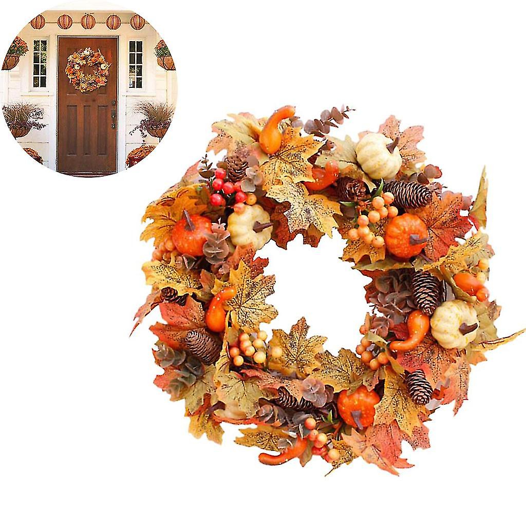 1 Piece Autumn Wreath 50cm Wreath