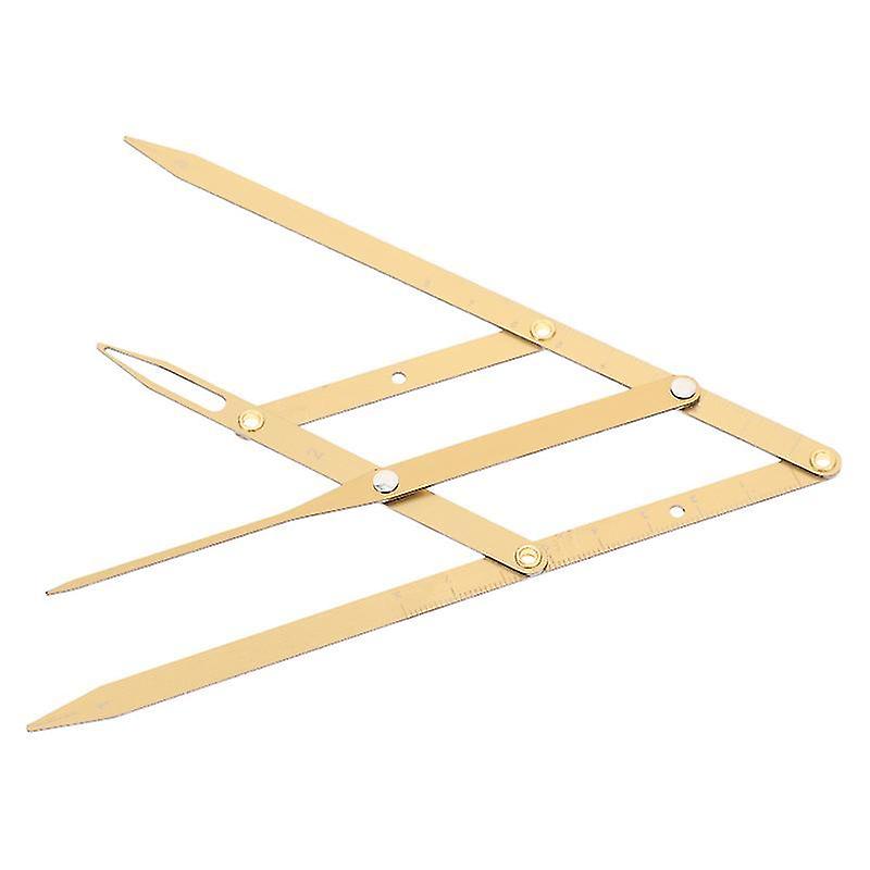 25X5x0.6cm Golden Rulers 1pc Second Generation Golden Ratio Ruler Three-point Positioning Eyebrow Ru