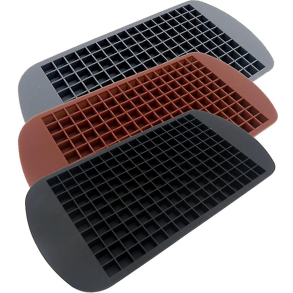 3-pack 160 Mini Ice Cube Trays And Candy Grids Small Ice Maker Tiny Ice Cube Trays