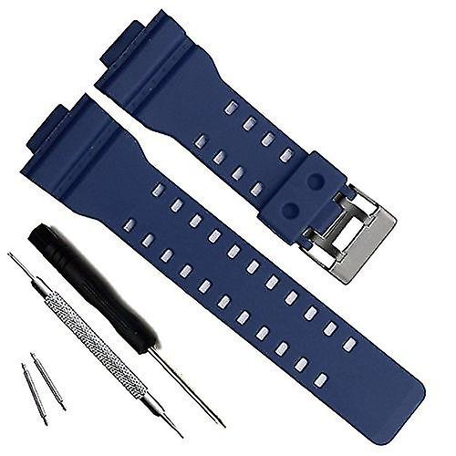 Natural Resin Replacement Watch Band Strap For Casio Mens G-shock Gd120/ga-100/ga-110/ga-100c