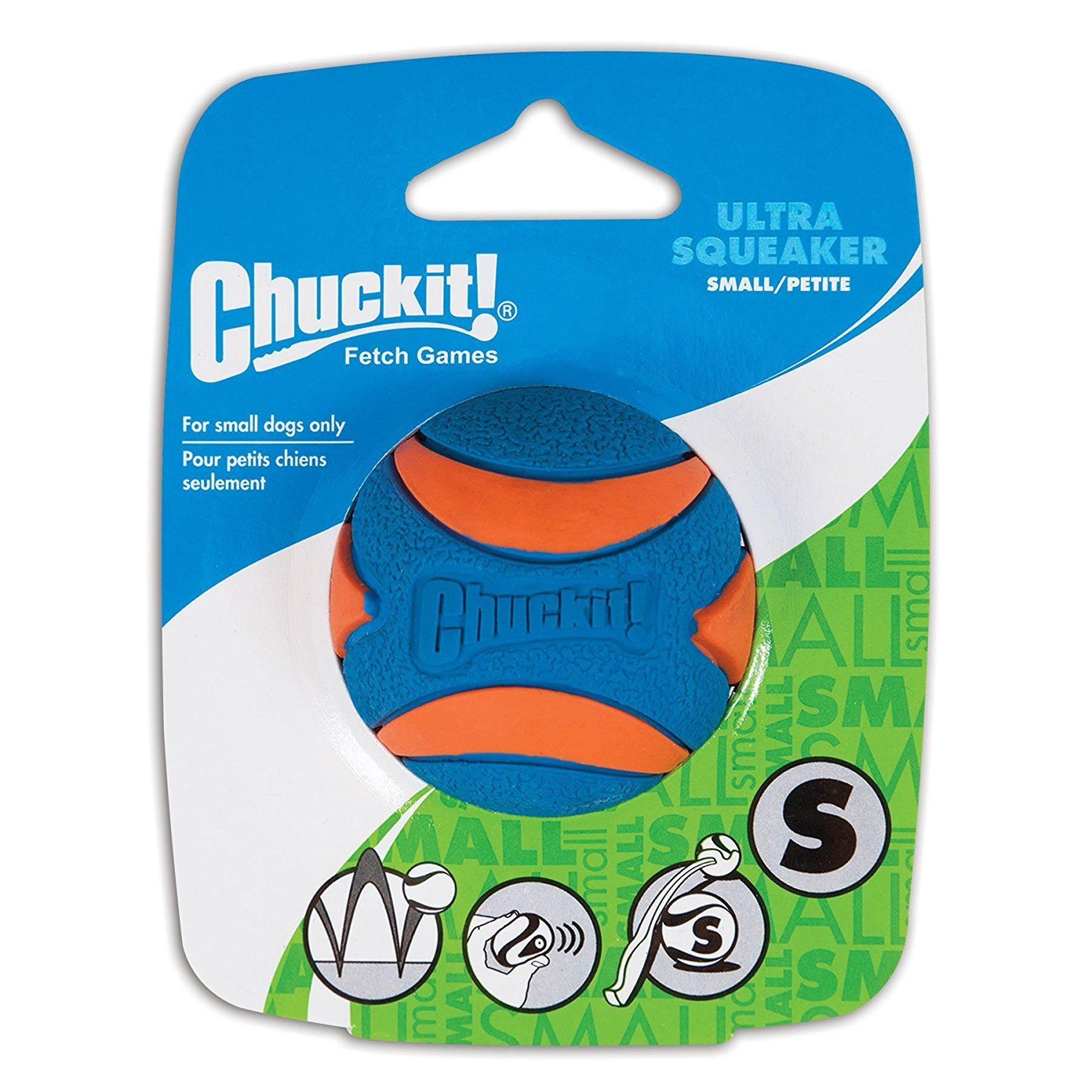 Chuckit Ultra Squeaker Ball Dog Toy Small