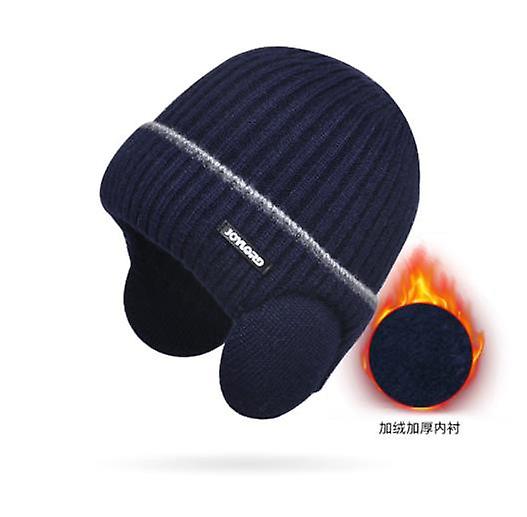 الشتاء سميكة قبعة متماسكة دافئة للرجال والنساء مع نفس النمط في الهواء الطلق حماية الأذن قبعة التحوط السيدات والسيدات لون خالص بالإضافة إلى قبعة رقيق