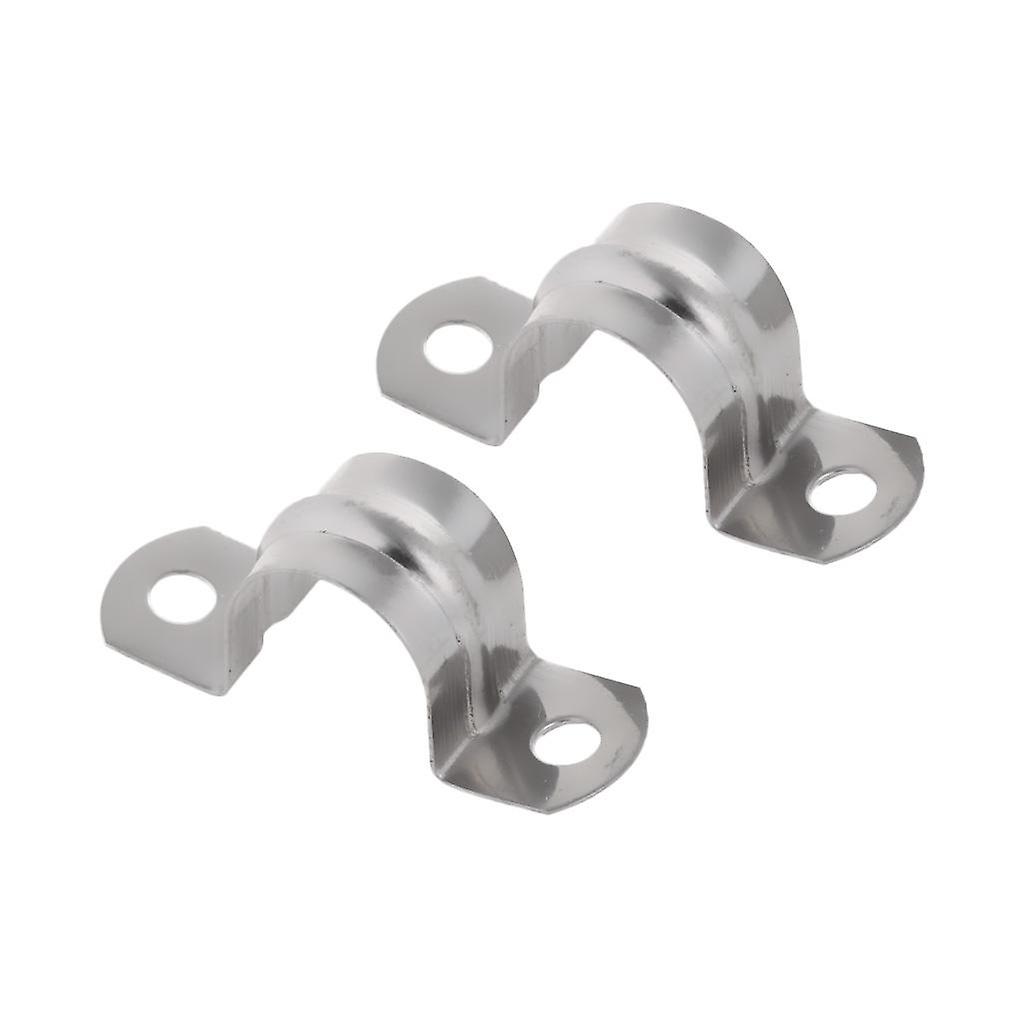 10 Stück Edelstahl Rohrhalter – 2-Loch, Für 8 Mm Rohre, U-förmig | Korrosionsbeständig, Einfach Zu Montieren