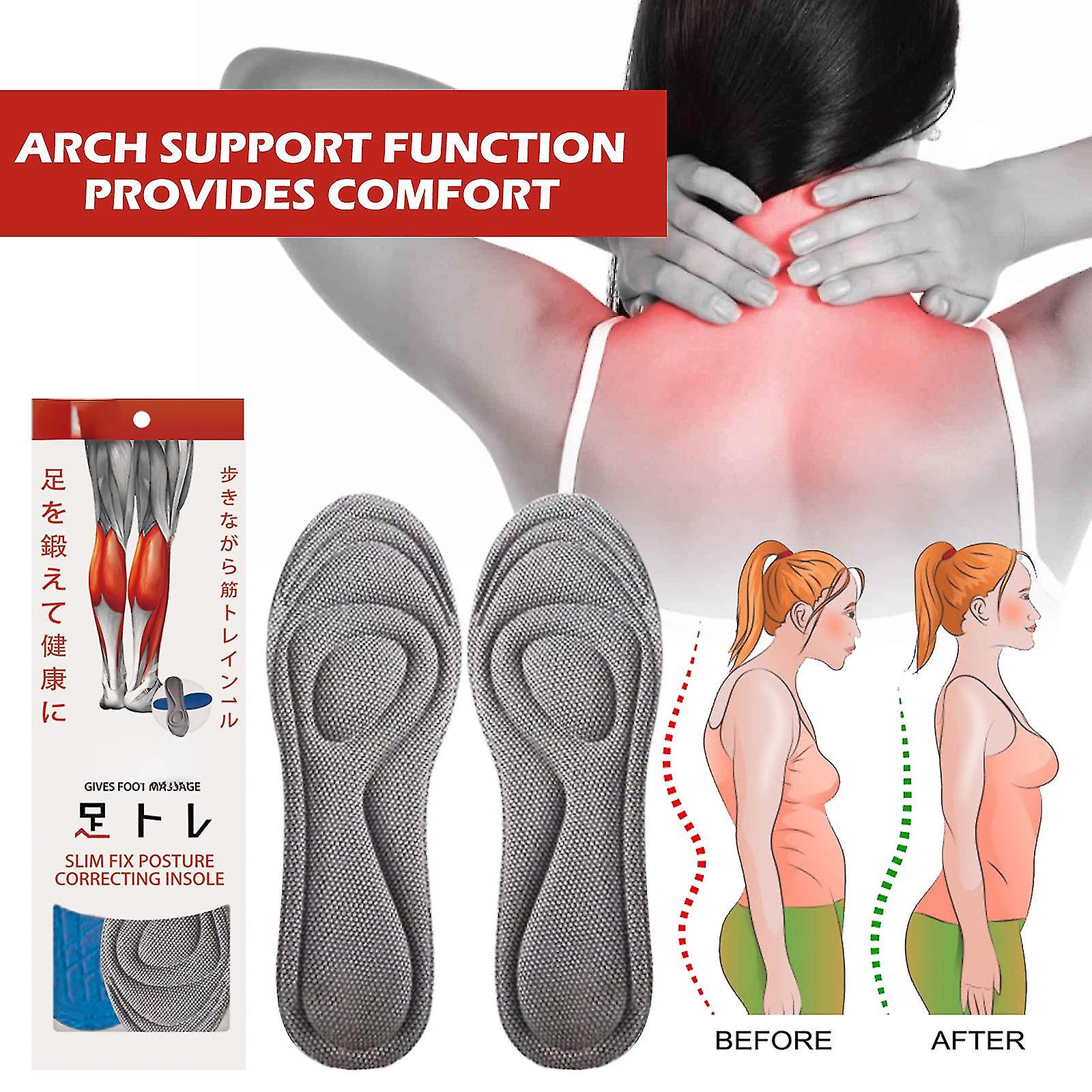 Japan Posture Correcting Insole Improve Posture Eliminate Belly Fat Relive Back Pain