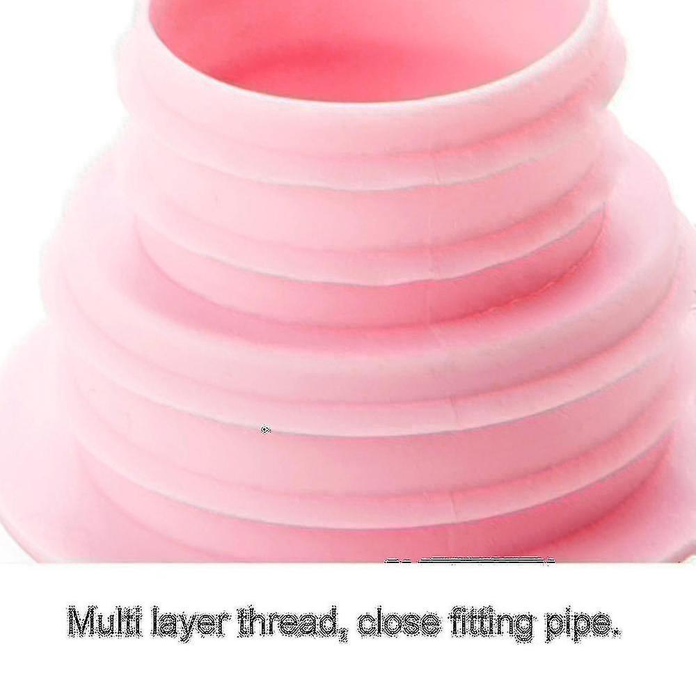 Sealing Plug Convenient Multifunctional Plastic Extended Flexible Drain Pipe Connector For Sewer