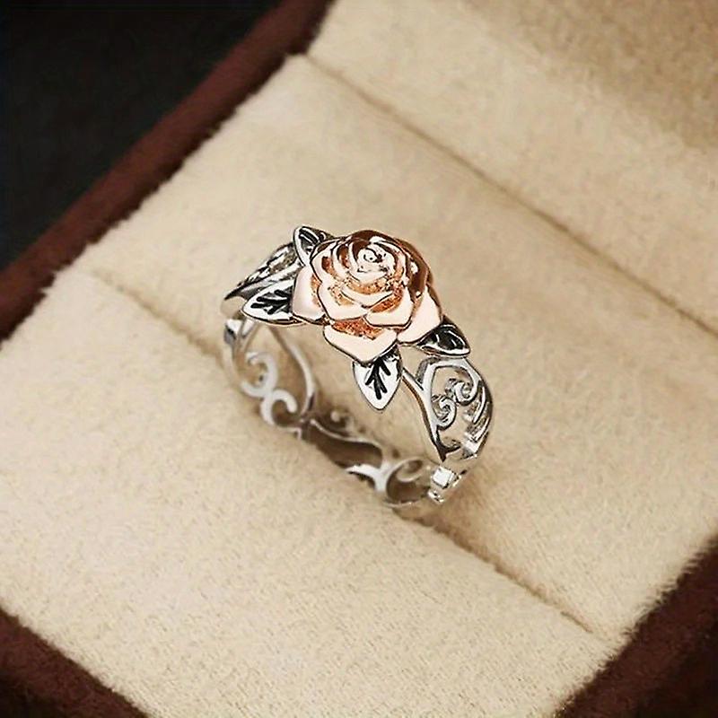 Stunning Flower Ring For Women - Perfect For Proposals Anniversaries And Weddings
