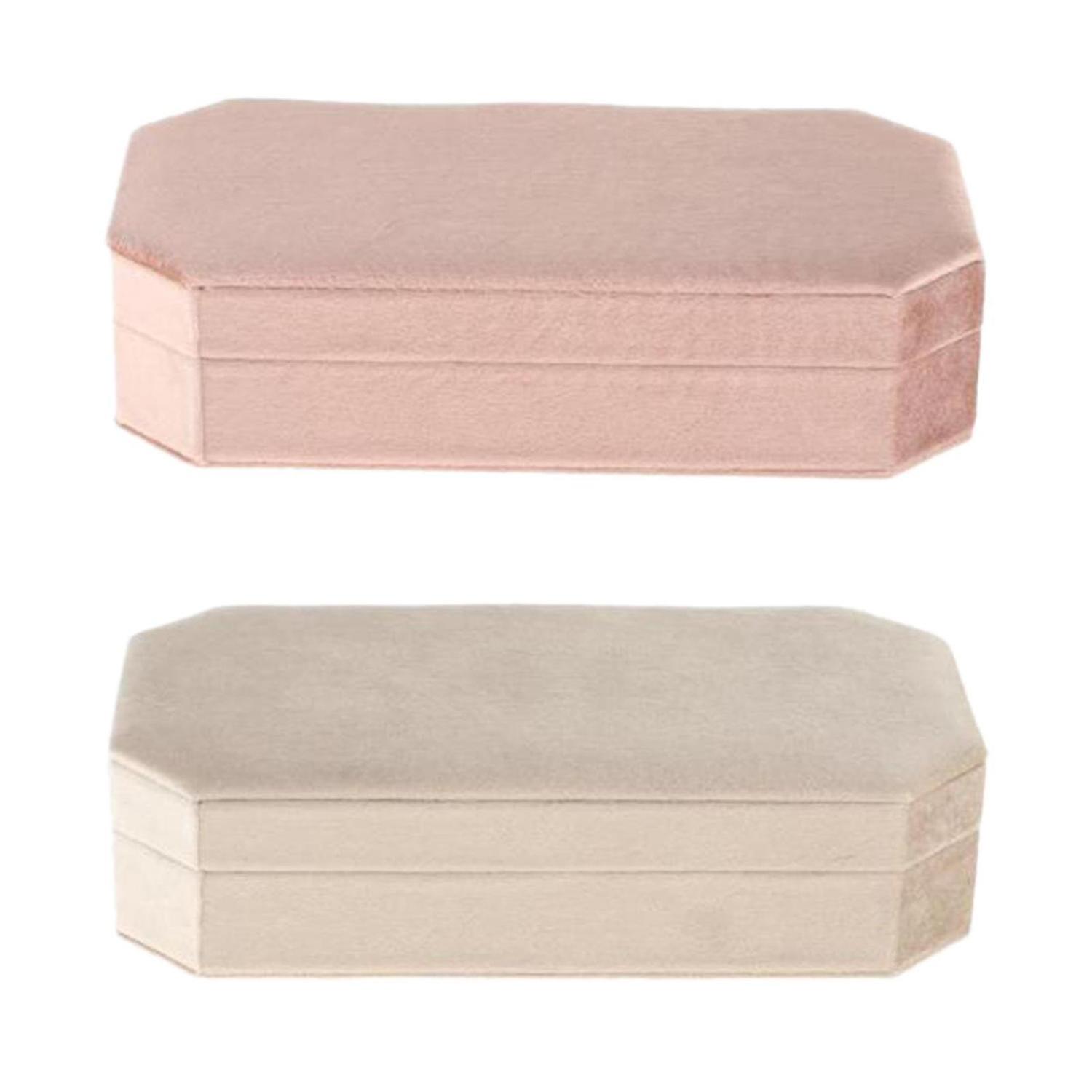 2x Porte-bagues et couvercle Support de bagues Boîte à bagues pour plusieurs bagues