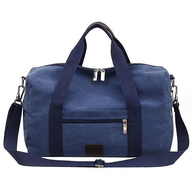 Men's Large Capacity Shoulder Handheld Travel Canvas Bag