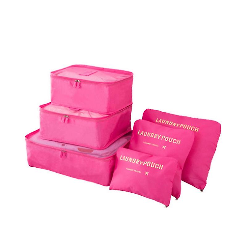 Compressible storage bag set Three piece Compression Packing Cube Travel Luggage Organizer foldable