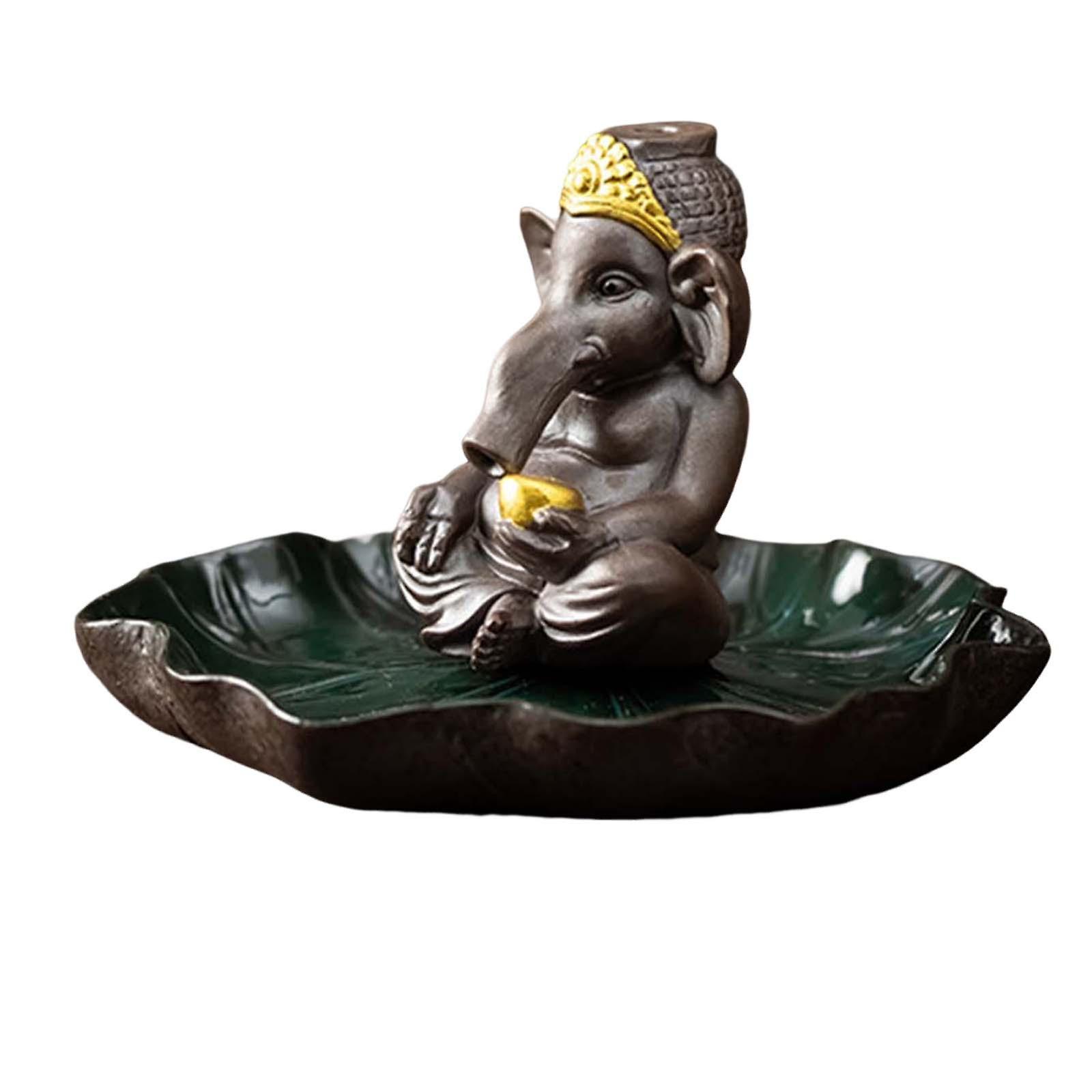 Backflow Incense Burner Holder Waterfall Incense Holder for Study Decoration Frog