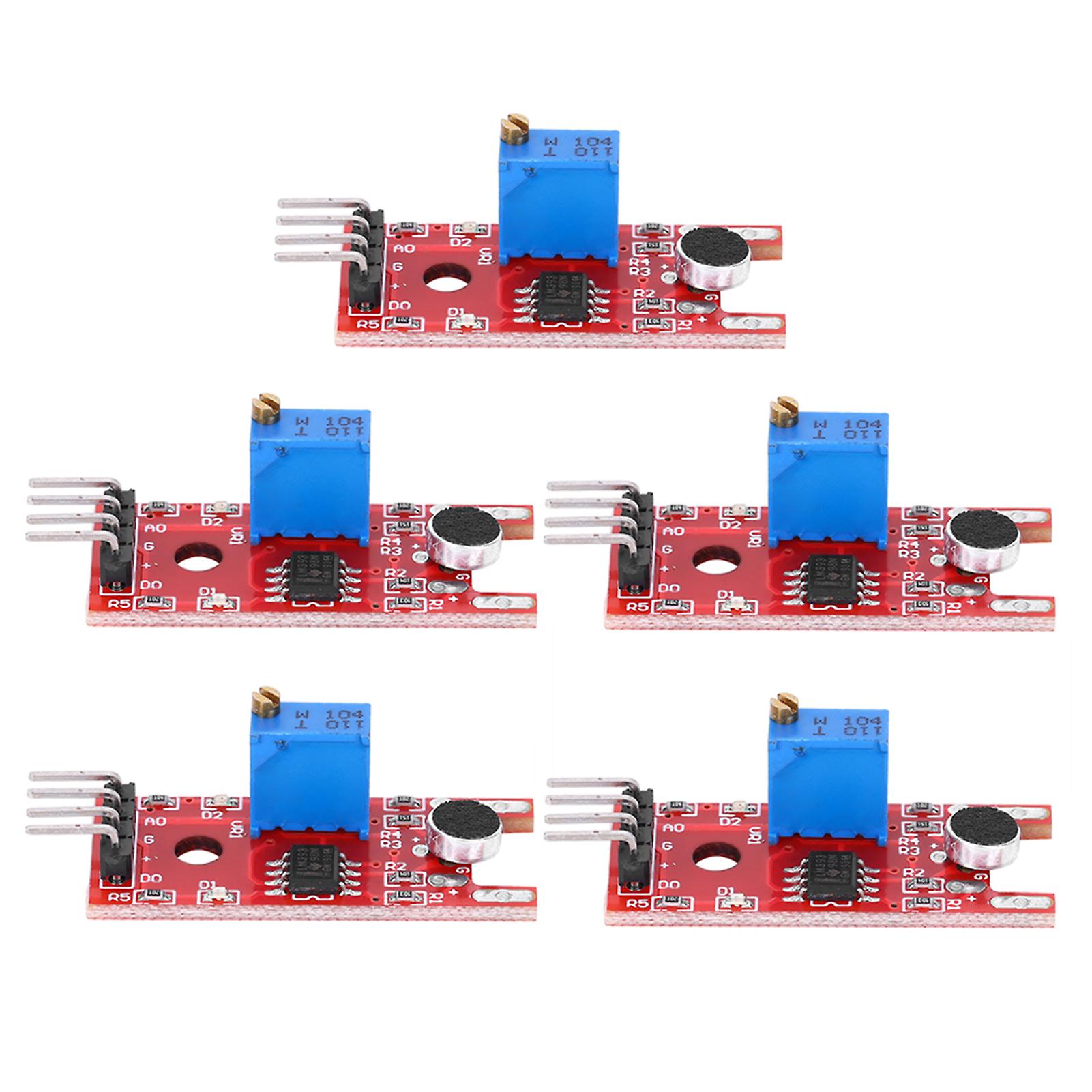 5pcs Sound Sensor Module Professional Ultra-small Microphone Amplifier IC KY-038
