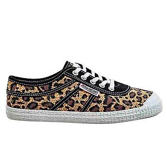 KAWASAKI K-Players Star Canvas Schoen K192029 8002 Leopard - heren schoenen - unisex schoenen