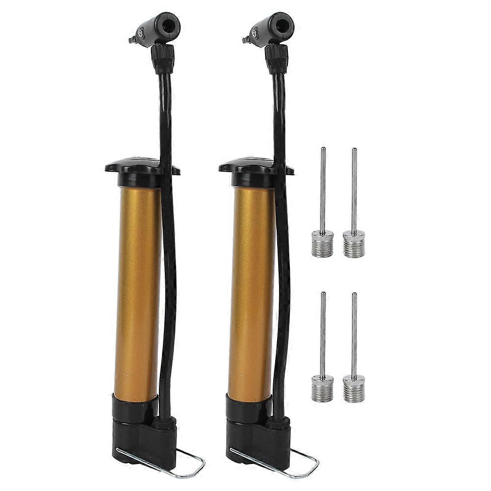 Mini Portable High Pressure Metal Basketball Air Pump Accessory with Inflator Needle