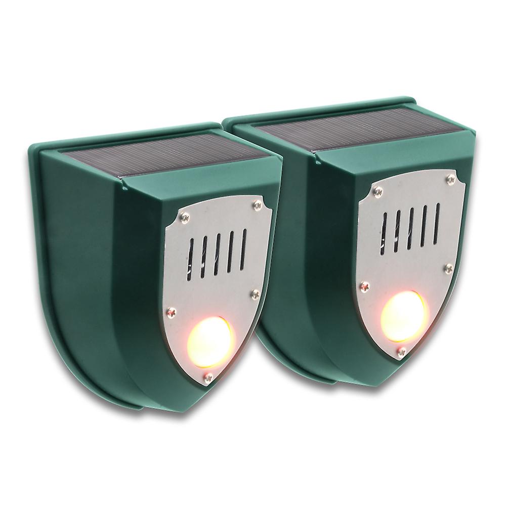 Solar Electronic Ultrasonic Repeller With Pir Motion Sensor Alarm