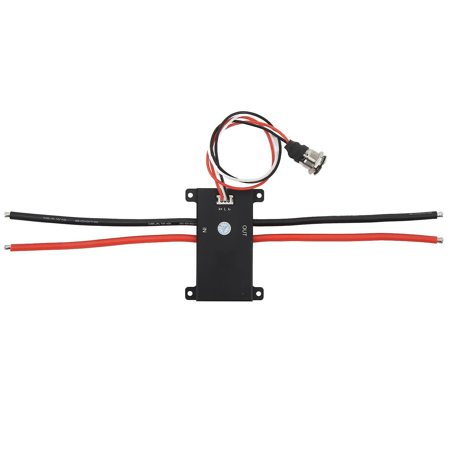Ouitble Anti Spark Switch Anti Spark Switch for VESC, Robotic Arm, Off-Road Vehicle, DIY 90V, Aluminum Alloy