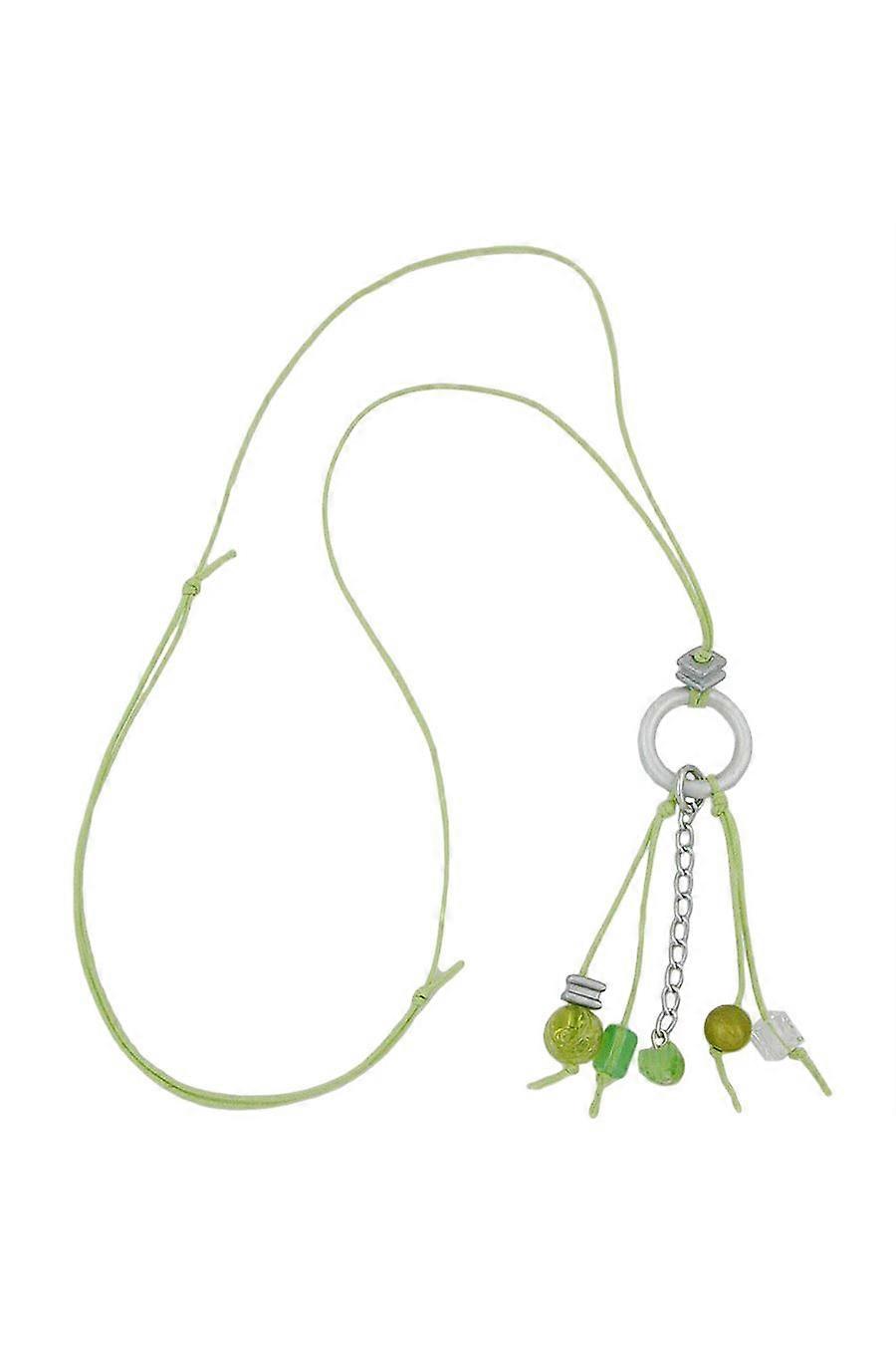 Necklace Lightgreen Beads 90cm - Gl02777