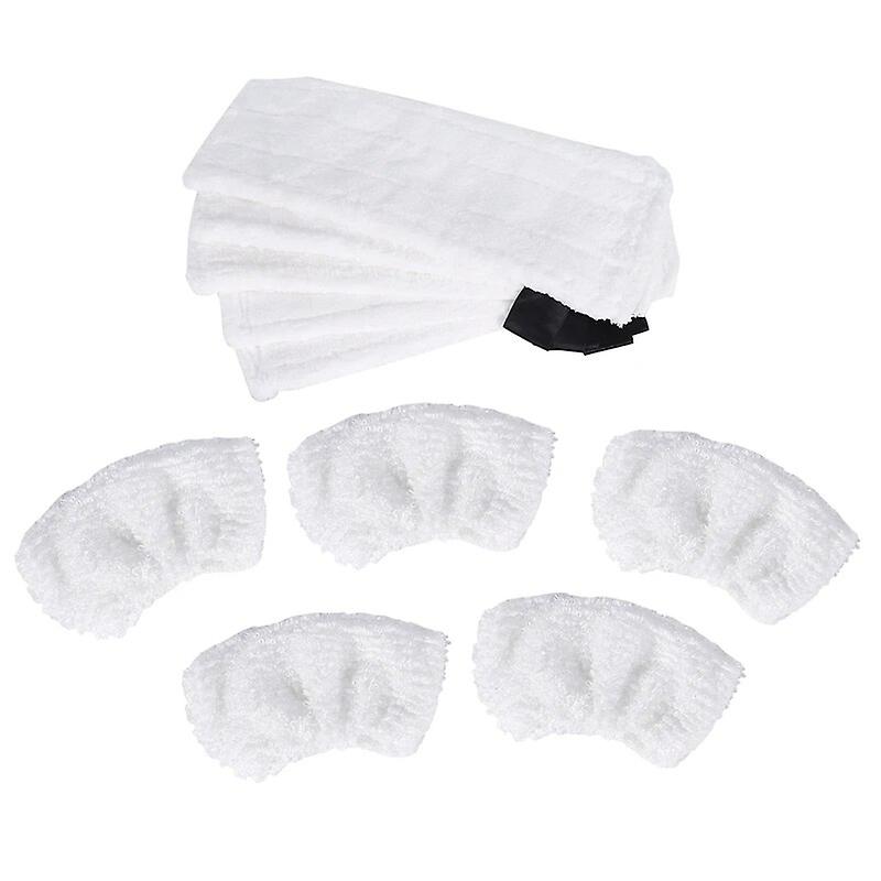 Washable microfiber cloth (5 for floor nozzles + 5 for hand nozzles) for steam cleaning Karcher Easyfix SC2,SC3,SC4,SC5~24969