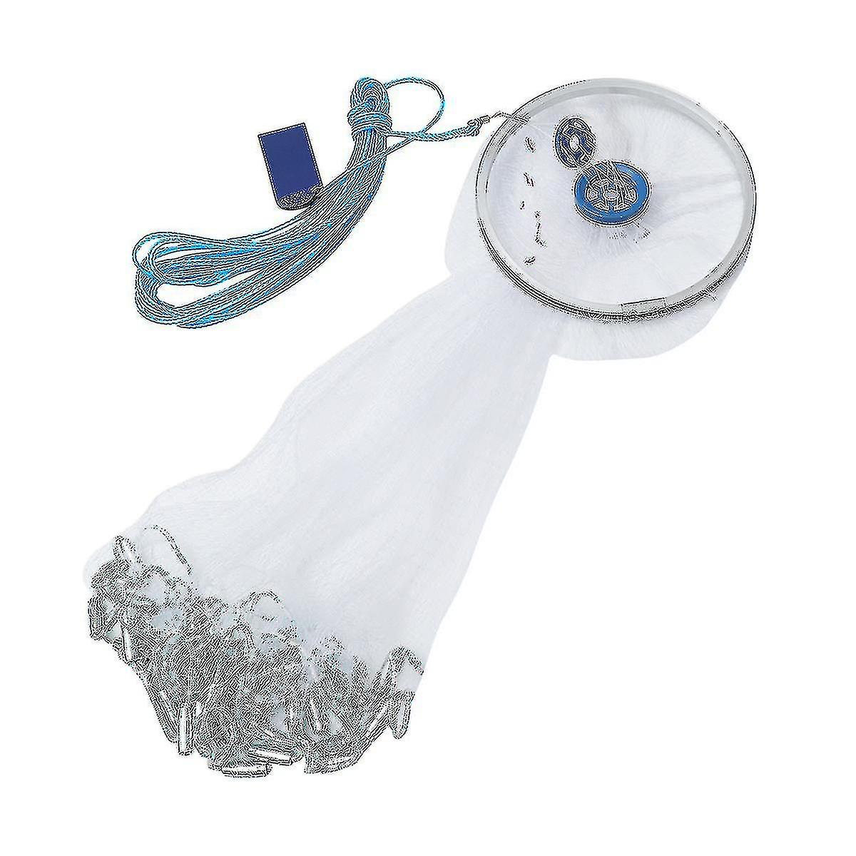 4.8m Fiskeutstyr Håndkast Fiske Støpt Netto Spinn Agn