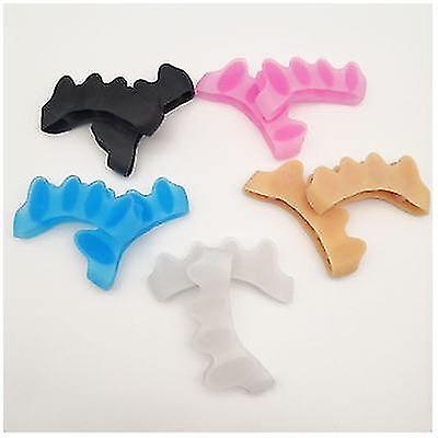 Silicone Toe Spacers For Correct Toe Alignment, Bunion And Hammertoe Straighteners - 5 Pairs