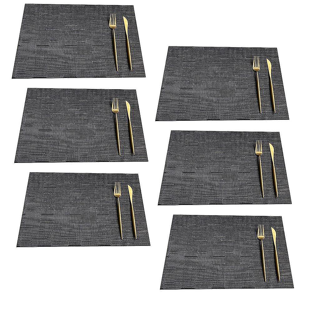 Rectangle Placemats For Kitchen Table And Dining Room,heat-resistant And Surface Washable Placemat