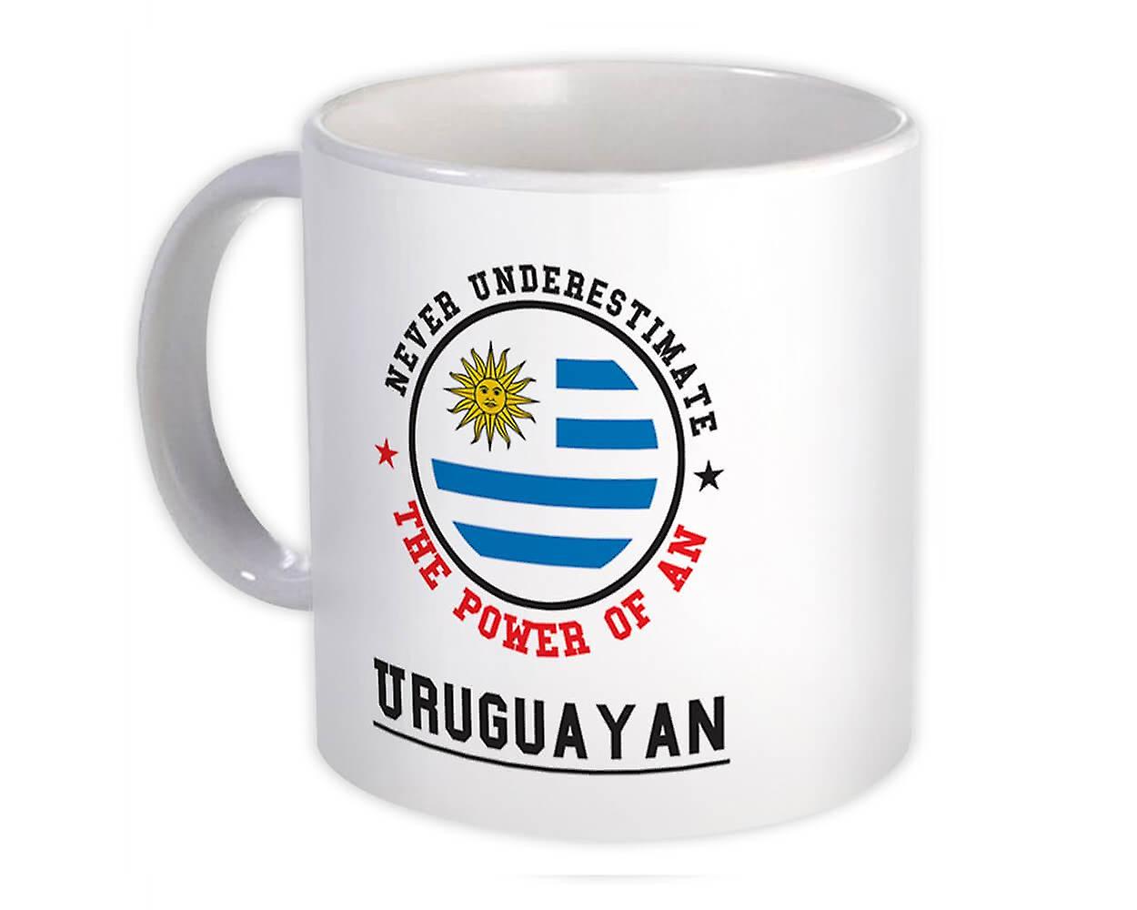 Geschenkbecher: Uruguay-Flagge