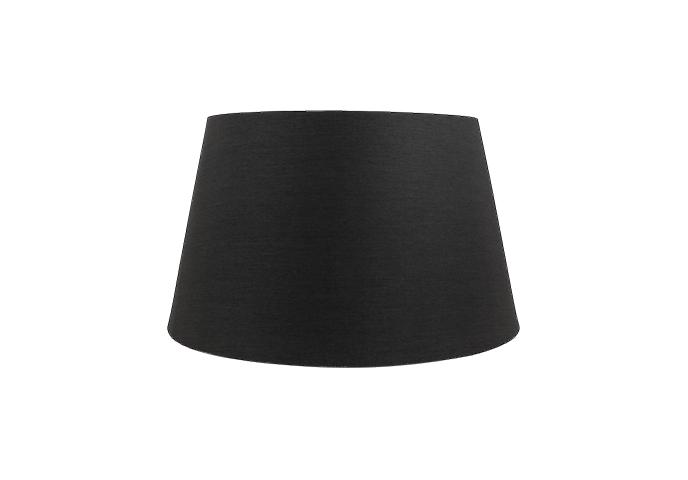 Collection HSM - Abat-jour rond conique petit - ø33/25x21 - Noir - Tissu