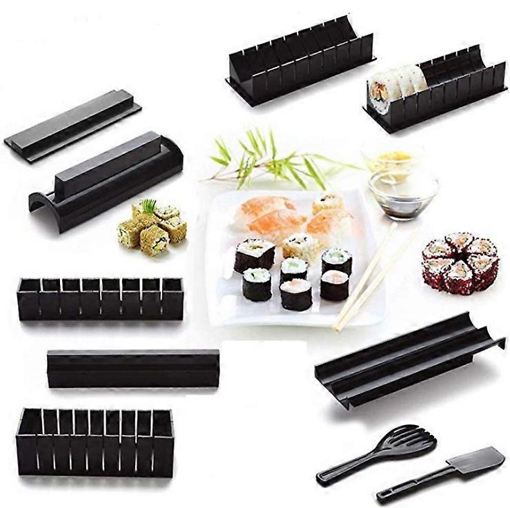10 piece sushi making set (without knife) Sushi maker plastic premium