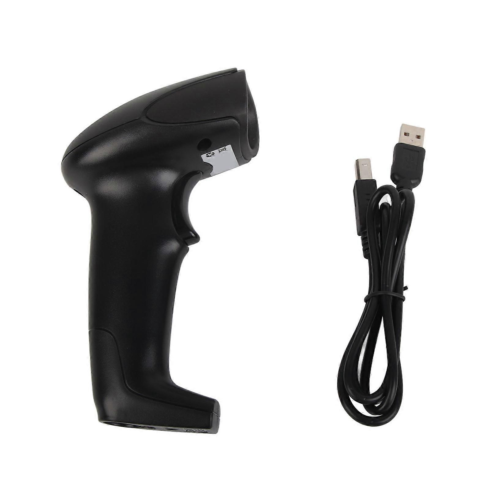 Wireless Barcode Scanner USB Ergonomics Handheld 1D Code Reader Automatic Fast Accurate Scanning NO.0331