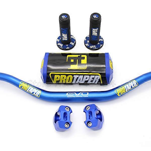 Motorcycle Handlebar 1-1/8" Black Pads Pro Knot Handle Grips CNC Handlebar Clamp Pit Bike Motocross PROTaper~6148