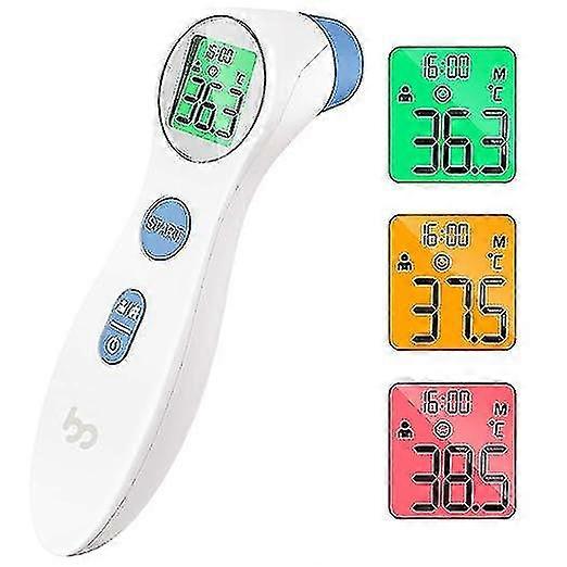 2 In 1 Non-contact Infrared Forehead Thermometer White
